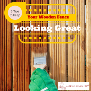 wooden fence maintenance